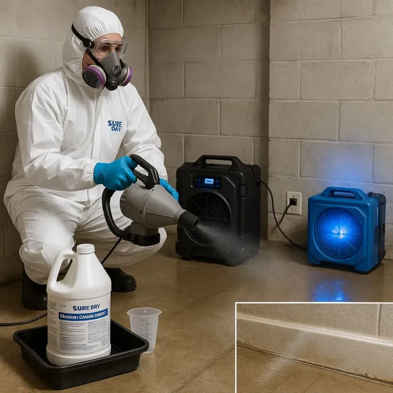 Sanitization and Odor Removal process in Arnaudville, LA