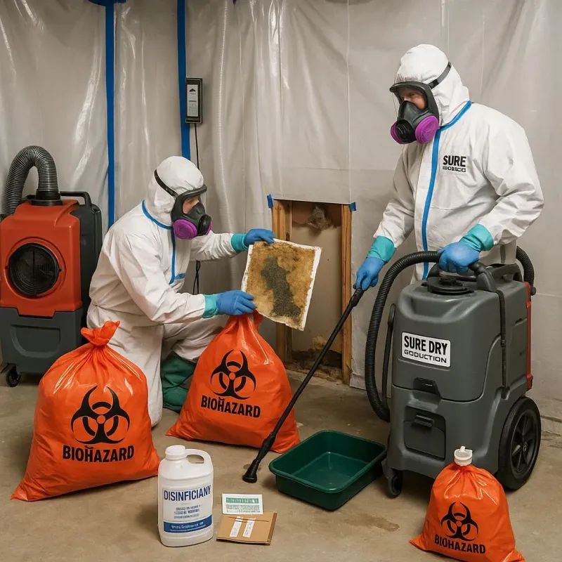 Contaminated Water Handling Protocols process in Arnaudville, LA